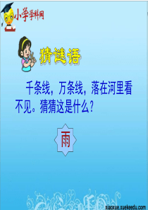 一年级下语文课件(A)-雨点-苏教版【小学学科网】