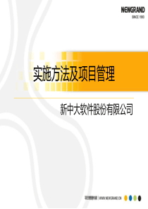 XXXX新中大软件实施方法及项目管理