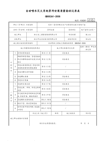 自动喷水灭火系统管网安装质量验收记录表