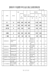 XXXX滨州重点工业项目导向计划