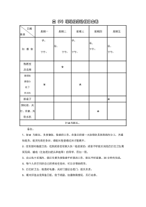 打扫卫生安排表格