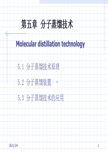 分子蒸馏PPT课件