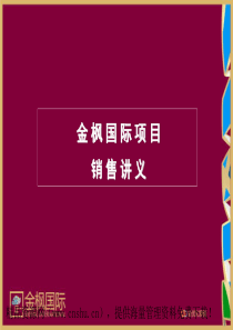 XX国际项目销售讲义（PPT116页）