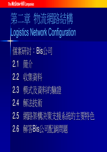 第二章物流网路结构