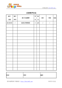 反恐程序安全制度