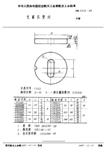 HB 4316-1989 长圆孔垫块