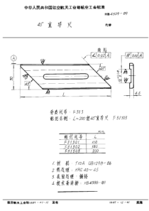 HB 4329-1989 45°直导尺