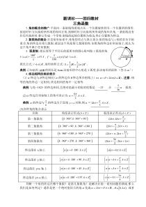 2012文科数学回归教材 4三角函数