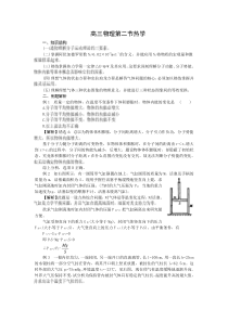 高三物理第二节热学