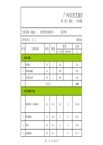 全包装修报价表-模板