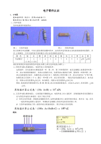 电子类零件认识讲议