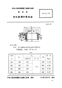 EJT 21-1975有机玻璃手套接盘