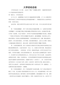 大学活动总结33