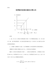 直线内插法(设计费)