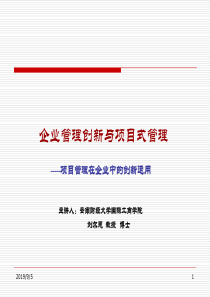 企业管理创新与项目式管理——项目管理在企业中的创新运用(ppt 195) 