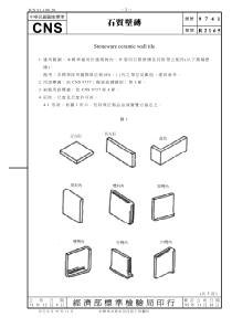 CNS 9741-71(95) 石质壁砖