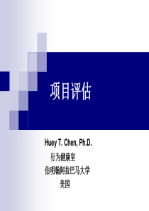 伯明翰阿拉巴马大学项目评估课件