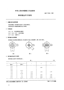 QBT 1043-1991 钟针配合尺寸系列