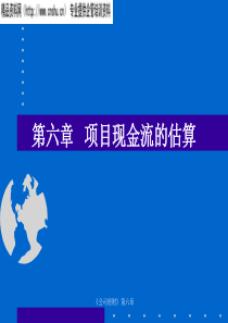 公司理财06--项目现金流的估算（PPT27页）