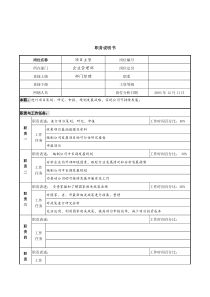 北大纵横-新丰化纤工艺项目主管职务说明