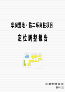 华润置地临二环商住项目定位调整报告81页