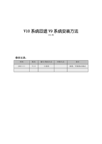 BIGIP+V10回退安装V9系统