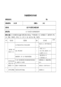 变电检修团体、个人项目评分标准XXXX0813