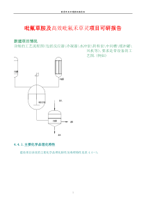 吡氟草胺及高效吡氟禾草灵项目可研报告