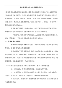 商业项目的定位与业态组合的规划(doc6)(1)