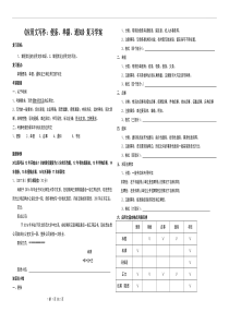 中职语文综合复习系列之应用文写作训练学案