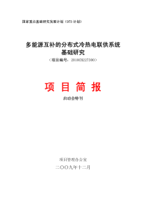 国家重点基础研究发展计划（973计划）项目