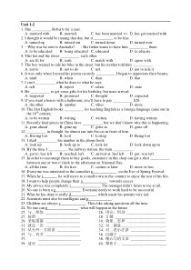 高三英语上学期第四次教研活动高二复习-1