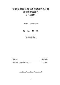 外墙节能改造项目技术标