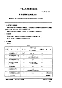 GY T 121-1995 有线电视系统测量方法