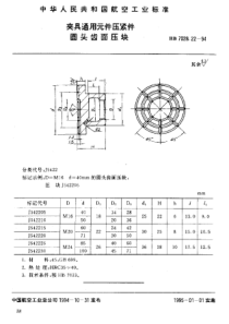 HB 7028.22-1994 夹具通用元件压紧件 圆头齿面压块