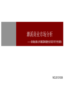 安徽省淮北市濉溪辉煌世纪项目可行性报告