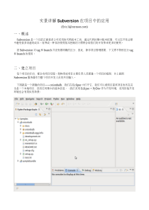 实景讲解Subversion 在项目中的应用