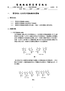 实习项目交流同步电动机特性实验