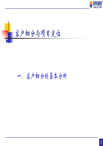 客户细分与项目定位ppt（PPT34页)