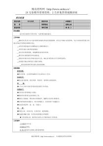 岗位职责-项目经理