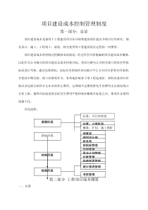 成本控制管理制度