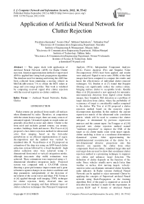 人工神经网络杂波抑制应用研究(IJCNIS-V4-N10-6)