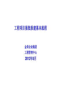 工程项目报批报建基本流程XXXX-8-6