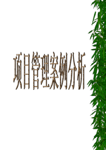 工程项目管理案例分析[1]