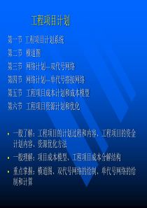 工程项目计划 （PPT 157页）