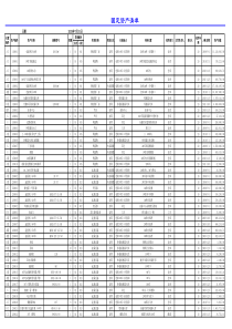 资产管理系统(Excel)（XLS9页）