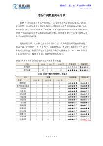 透析行测数量关系专项