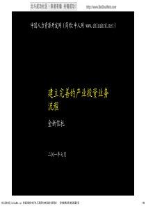 德隆-麦肯锡金新信托产业投资流程项目 (2)