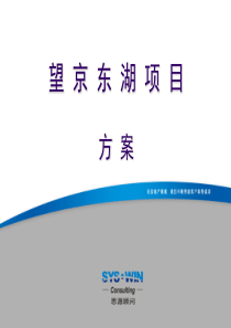 思源顾问-北京望京东湖项目方案终稿150PPT