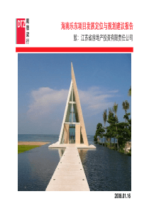 戴德梁行_海南乐东项目发展定位与规划建议报告_96P